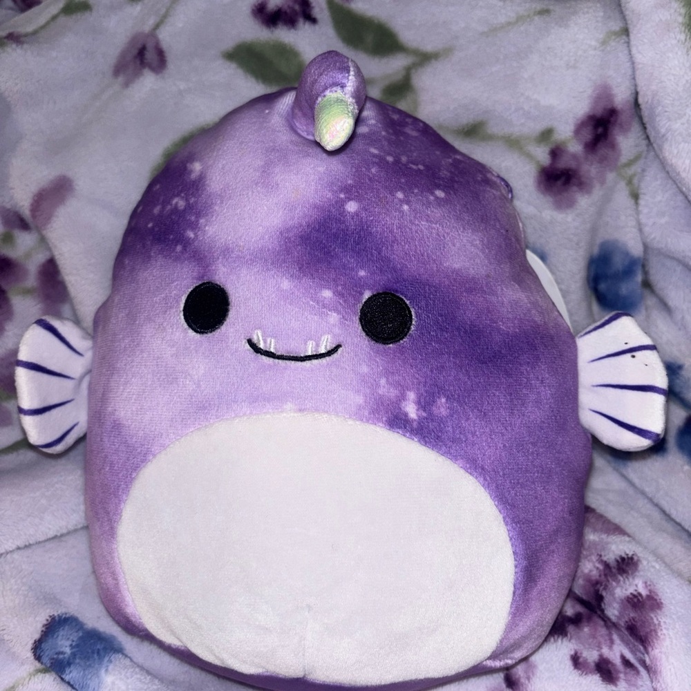 Purple Fish Plush Toy